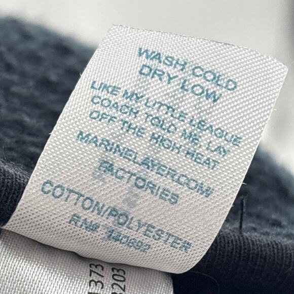 Marine Layer Black Birdseye Open Front Cotton Cardigan Sweater - Picture 8 of 8